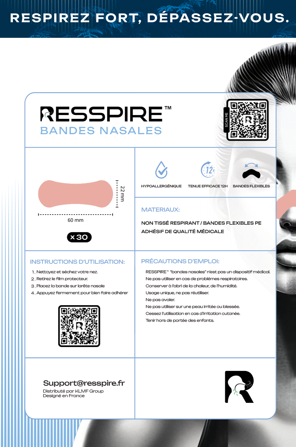 Bandes Nasales RESSPIRE